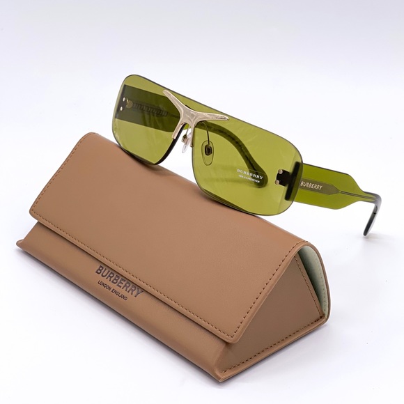 NEW BURBERRY BE3123 3917 GREEN SUNGLASSES BE 3123 - Picture 4 of 14